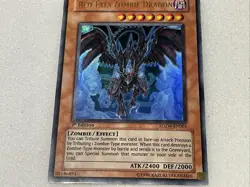 | Yugioh Red-Eyes Zombie Dragon SDZW-EN001 1st Edition Ultra Rare NM FREE SH - Image 3