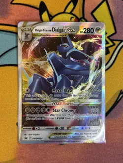 Origin Forme Dialga VSTAR SWSH256 Sword & Shield Black Star Promo Pokemon Card - Image 1