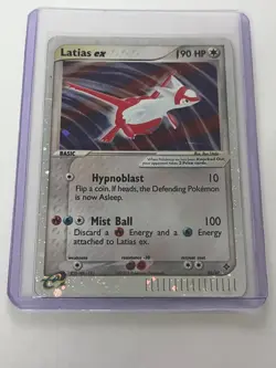 Pokemon 2003 Dragon Latias EX Holo Ultra Rare Card #93/97 MP - Image 1