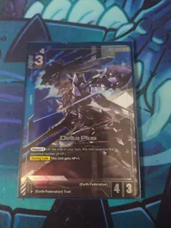 GUNDAM TCG CARD GAME DELTA PLUS - GD01-006 R+ FOIL ENGLISH NEWTYPE RISING NEW - Image 1