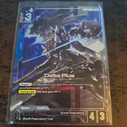 GUNDAM TCG CARD GAME DELTA PLUS - GD01-006 R+ FOIL ENGLISH NEWTYPE RISING NEW - Image 1