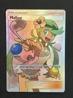 Mallow Full Art - 145/145 S&M Guardians Rising Holo Pokemon Card - 2017 - Image 1