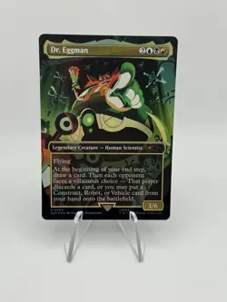 FOIL - Dr. Eggman 2084 ✨ Secret Lair x Sonic - NM Magic MTG - NEW, IN HAND - Image 1