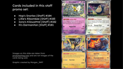 Pokemon Staff Promo Set Journey Together - 4 Cards Sealed - Complete set - Image 3