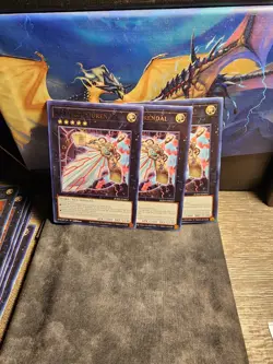 × 3 - Yugioh! Artifact Durendal JUSH-EN057 Rare 1st Edition NM - Image 1