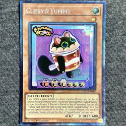Yugioh Cupsy Yummy JUSH-EN016 Collector ‘s Rare 1st Edition NM - Image 2