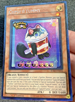 Yugioh Cupsy Yummy JUSH-EN016 Collector ‘s Rare 1st Edition NM - Image 4