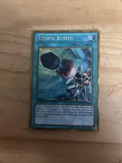 Utopia Buster - PGLD-EN009 - Gold Secret Rare - 1st Edition Yugioh - Image 1