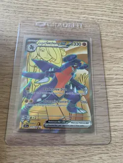 Cynthia's Garchomp EX Card 215/182 Destined Rivals Series IR Pokemon Card - Image 1