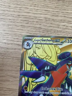 Cynthia's Garchomp EX Card 215/182 Destined Rivals Series IR Pokemon Card - Image 3