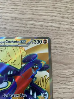 Cynthia's Garchomp EX Card 215/182 Destined Rivals Series IR Pokemon Card - Image 4