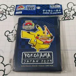 Pokemon Card Deck Shield Sleeves Yokohama WCS Player Exclusive Japan - Image 1