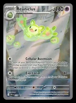 Reuniclus SVP 212 Illustration Rare Black Bolt Black Star Promo Pokemon Card - Image 1