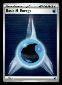 Water Energy SVE 019 Reverse Holo Black Bolt White Flare Pokemon Card - Image 1