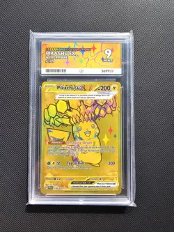 Pokemon TCG Pikachu EX Prismatic Evolution Card 179/131 Hyper rare Ace 9 - Image 1