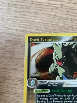 Pokemon Card Dark Tyranitar EX Team Rocket Returns 20/109 Reverse Holo Stamped - Image 3