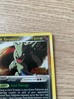 Pokemon Card Dark Tyranitar EX Team Rocket Returns 20/109 Reverse Holo Stamped - Image 4