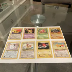 Pokemon TCG Base Set 2 62-Card Lot No Duplicates 1 Holo 1 Rare 1999-2000 WOTC LP - Image 1