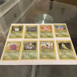 Pokemon TCG Base Set 2 62-Card Lot No Duplicates 1 Holo 1 Rare 1999-2000 WOTC LP - Image 5