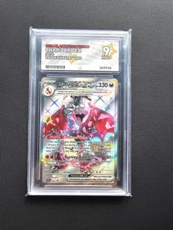 Pokemon 2024 Black Star Promo Charizard EX Full Art Holo Card 074 Ace 9 - Image 1