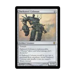 WOTC MtG Darksteel Darksteel Colossus (R) EX - Image 1