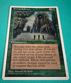 Sylvan Library - 4th Edition - MTG - Magic the Gathering - Image 1