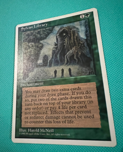 Sylvan Library - 4th Edition - MTG - Magic the Gathering - Image 3