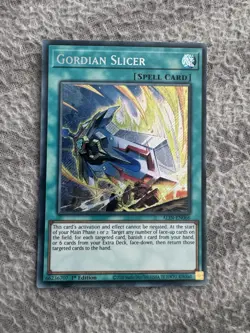 Yugioh ALIN-EN066 - Gordian Slicer - Secret Rare - Image 1