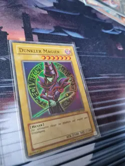 Yugioh Dunkler Magier LOB-G003 Selten + Blue Eyes White Dragon LC01 En004 - Image 3