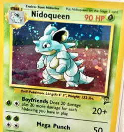 12/130 Pokemon Nidoqueen 2000 Base Set 2 Holo Rare Vintage Classic Nm/Mint Card - Image 2