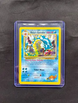 Pokemon Card Misty's Gyarados 13/132 Rare Holo Challenge MP - Image 1