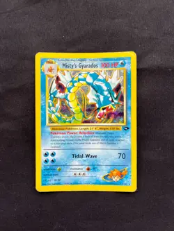 Pokemon Card Misty's Gyarados 13/132 Rare Holo Challenge MP - Image 2