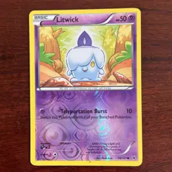 Litwick 58/101 Reverse Holo Common Noble Victories Pokemon Card - Image 1