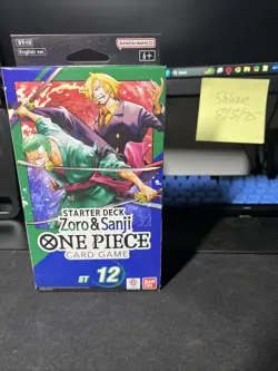 One Piece Card Game Zoro and Sanji Starter Deck ST-12 English Edition - Image 1