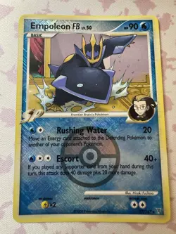 Empoleon FB 27/147 NM League Promo Crosshatch Holo Supreme Victors Pokemon Card - Image 2