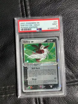 SHIFTRY EX 97/108 EX POWER KEEPERS set 2007 pokemon card PSA 9 Mint - Image 1