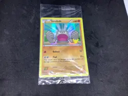 GEODUDE 43/83 Holo pokemon card McDonalds 20th Anniversary Set New Sealed - Image 1