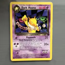 Pokemon Card - Dark Hypno Team Rocket 26/82 Non Holo Rare WOTC Vintage - NM - Image 1