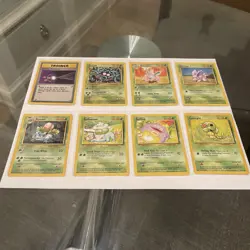 Pokemon TCG 54-Card Lot 1999 WOTC Base Set No Duplicates 6 Non-Holo Rares LP - Image 3