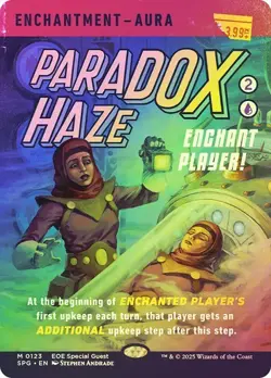 MTG - Paradox Haze - Borderless Foil - EOE Special Guests - Magic the Gathering - Image 1