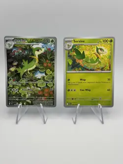 Pokemon TCG - Black Bolt - Servine 88 (IR), 2 (Regular) - Lot Of 2 Cards - Image 1