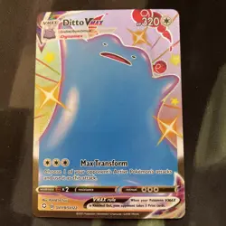 Ditto VMAX SV119/SV122 Pokemon Shining Fates Sword Shield Shiny Rare Card - Image 1