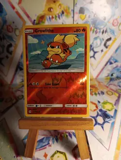 Growlithe 21/149 - Pokemon TCG Sun & Moon (2017) - Near Mint - Reverse Holo - Image 1