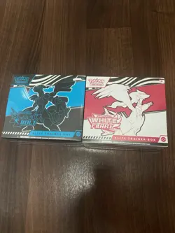 Pokemon 1x Black Bolt + 1x White Flare Elite Trainer Boxes - Image 1