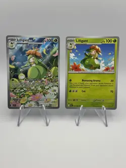 Pokemon TCG - Lilligant 92 (IR), 7 (Regular) - Black Bolt - Lot Of 2 Cards - Image 1