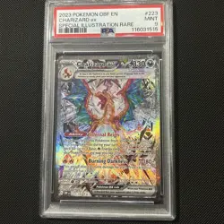 Pokemon Charizard ex 223/197 Obsidian Flames Special SIR CLEAN MINT PSA 9 - Image 1