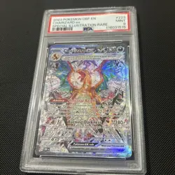Pokemon Charizard ex 223/197 Obsidian Flames Special SIR CLEAN MINT PSA 9 - Image 2