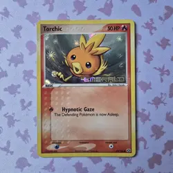 Torchic 69/106 EX Emerald Reverse Holo Card Stamped 2005 (READ DISCRIPTION) - Image 1