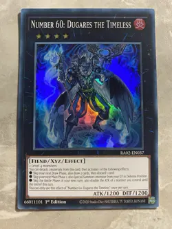 Yugioh - Number 60: Dugares the Timeless - RA02-EN037 - Ultra Rare 1st Edition - Image 1