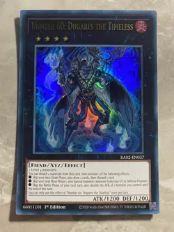 Yugioh - Number 60: Dugares the Timeless - RA02-EN037 - Ultra Rare 1st Edition - Image 1